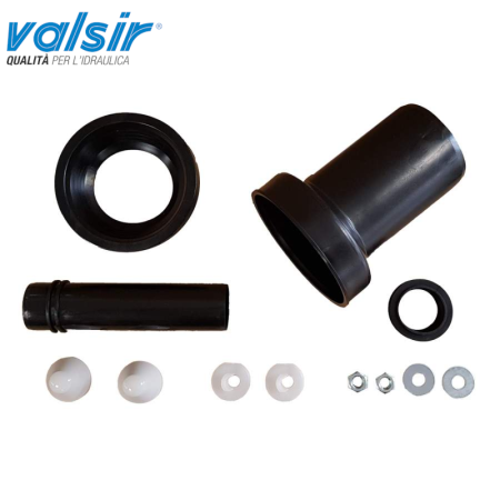 KIT DI ALLACCIAMENTO MANICOTTO PER WC SOSPESO DIAMETRO 90 MM VALSIR