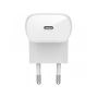 CARICABATTERIE DA PARETE CON PPS PORTA USB-C PD 30W - BIANCO