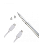 Tucano Pencil 2 for iPad - Silver -digitale per iPad con porta di ricarica usb-c e 2 punte incluse