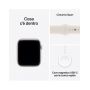 Apple Watch SE 3 GPS 44mm, Cassa in alluminio Galassia con cinturino Sport Galassia - M/L