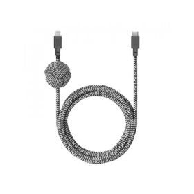 Cavo NIGHT con ferma cavo da Usb-C a Lightning - 3m - Zebra