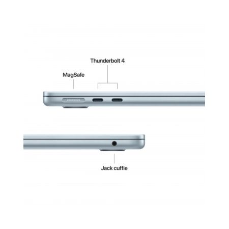 MacBook Air 13"Apple M5 chip con 10-core CPU e 8-core GPU, 16GB, 512GB SSD - Celeste