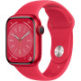 APPLE WATCH SERIES 8 GPS 41MM (PRODUCT)RED ALUMINIUM CASE WITH (PRODUCT)RED SPORT BAND - REGULAR