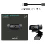 Logitech C920 HD Pro Webcam, Videochiamata Full HD 1080p/30fps, Audio Stereo ‎Chiaro, ‎Correzione Luce HD, Funziona con Skyp