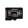KINGSTON MICRO SDHC 64GB CANVAS SELECT 80R CL10 UHS-I CON ADATTATORE SD