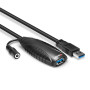 Lindy 43156 cavo USB 10 m USB 3.2 Gen 1 (3.1 Gen 1) USB A Nero