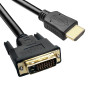 Vultech HDMI-DVI 1.8m M-M 1,8 m DVI-D Nero