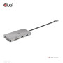 CLUB3D CSV-1594 replicatore di porte e docking station per laptop USB 3.2 Gen 1 (3.1 Gen 1) Type-C Nero, Grigio
