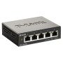 D-Link DGS-1100-05V2 switch di rete Gestito L2 Gigabit Ethernet (10/100/1000) Nero