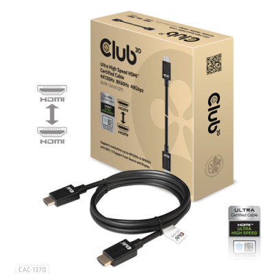CLUB3D CAC-1370 cavo HDMI 1,5 m HDMI tipo A (Standard) Nero