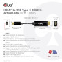 CLUB3D CAC-1334 cavo e adattatore video 1,8 m HDMI tipo A (Standard) USB tipo-C