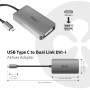 CLUB3D cac-1510 USB C DVI-D Dual link Grigio