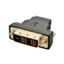Lindy 41228 adattatore per inversione del genere dei cavi HDMI-A FM DVI-D M Nero