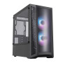 COOLER MASTER CASE MASTERBOX MB320L ARGB WITH CONTROLLER - SIDE-PANEL - CABINET GAMING - MINI-TOWER