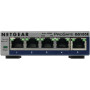 NETGEAR GS105E-200PES switch di rete Gestito L2/L3 Gigabit Ethernet (10/100/1000) Grigio