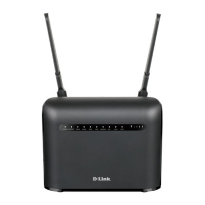 D-Link AC1200 router wireless Gigabit Ethernet Dual-band (2.4 GHz/5 GHz) 4G Nero