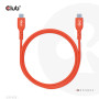 CLUB3D CAC-1573 cavo USB 2 m USB4 Gen 2x2 USB C Rosso