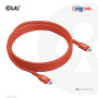 CLUB3D CAC-1513 cavo USB 3 m USB 2.0 USB C Arancione