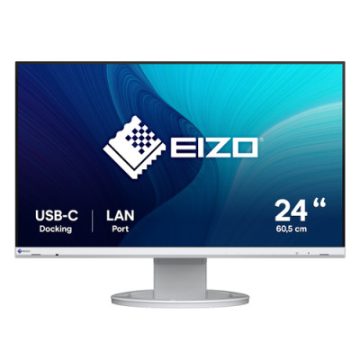 EIZO FlexScan EV2490-WT Monitor PC 60,5 cm (23.8") 1920 x 1080 Pixel Full HD LED Bianco