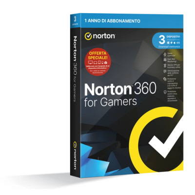 NortonLifeLock Norton 360 for Gamers 2023 Gestione della sicurezza Full 1 licenza/e 1 anno/i