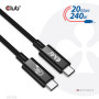 CLUB3D CAC-1575 cavo USB 2 m USB4 Gen 2x2 USB C Nero