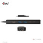 CLUB3D CSV-1596 replicatore di porte e docking station per laptop USB 3.2 Gen 1 (3.1 Gen 1) Type-C Nero