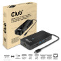 CLUB3D CSV-1595 replicatore di porte e docking station per laptop USB 3.2 Gen 1 (3.1 Gen 1) Type-C Nero