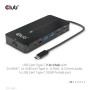 CLUB3D CSV-1595 replicatore di porte e docking station per laptop USB 3.2 Gen 1 (3.1 Gen 1) Type-C Nero